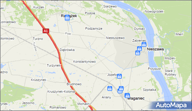 mapa Sierzchowo, Sierzchowo na mapie Targeo