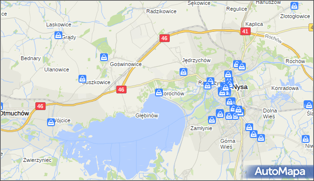 mapa Skorochów, Skorochów na mapie Targeo