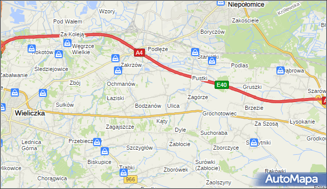 mapa Słomiróg, Słomiróg na mapie Targeo