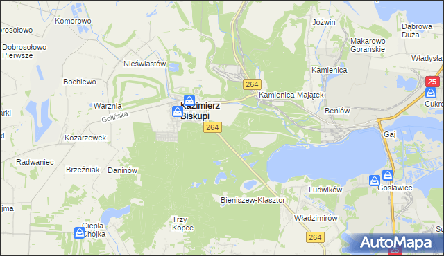 mapa Smuczyn, Smuczyn na mapie Targeo