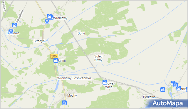 mapa Solec Nowy, Solec Nowy na mapie Targeo