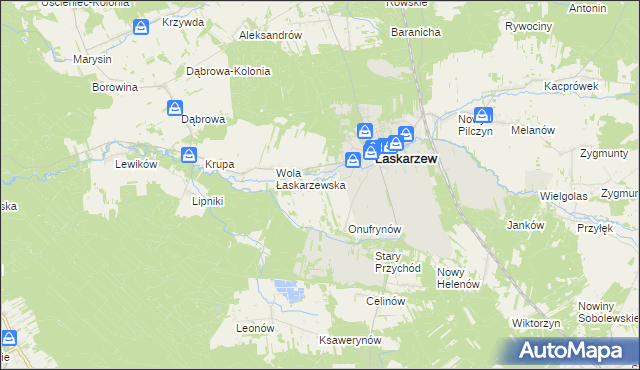 mapa Sośninka, Sośninka na mapie Targeo
