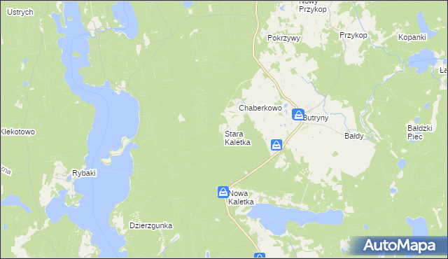 mapa Stara Kaletka, Stara Kaletka na mapie Targeo