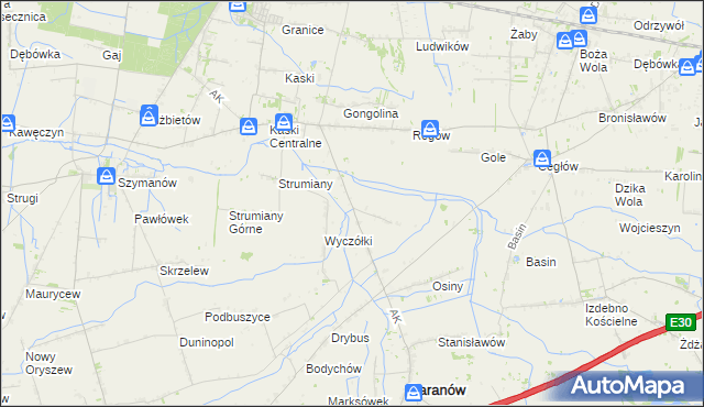 mapa Stara Pułapina, Stara Pułapina na mapie Targeo