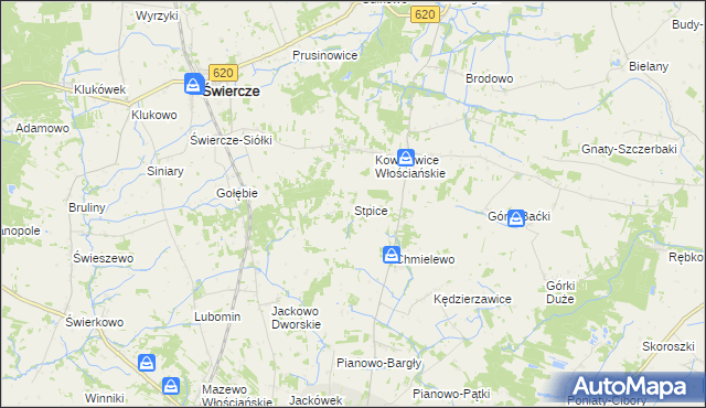 mapa Stpice, Stpice na mapie Targeo