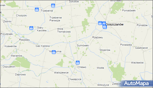 mapa Sulmówek, Sulmówek na mapie Targeo