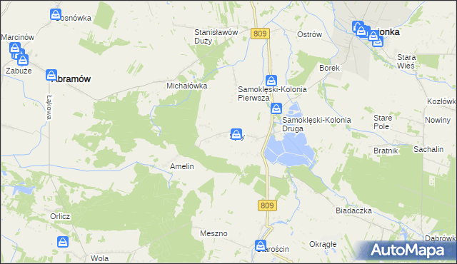 mapa Syry, Syry na mapie Targeo