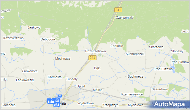 mapa Szczepice, Szczepice na mapie Targeo
