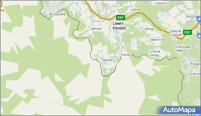 mapa Taszów, Taszów na mapie Targeo