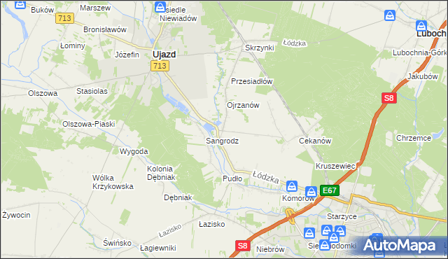 mapa Tobiasze, Tobiasze na mapie Targeo