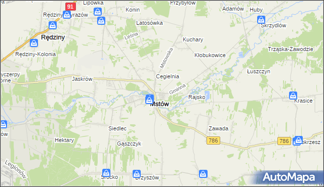 mapa Wancerzów, Wancerzów na mapie Targeo