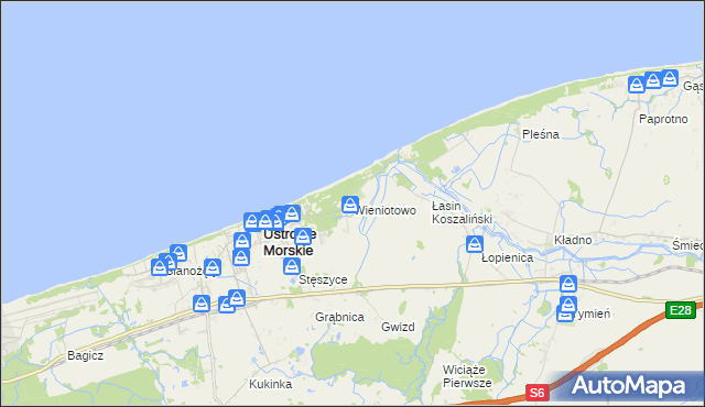 mapa Wieniotowo, Wieniotowo na mapie Targeo