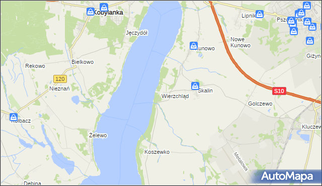 mapa Wierzchląd, Wierzchląd na mapie Targeo