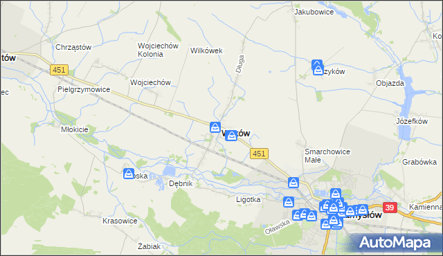 mapa Wilków powiat namysłowski, Wilków powiat namysłowski na mapie Targeo