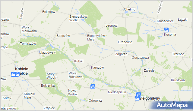 mapa Wólka Bankowa, Wólka Bankowa na mapie Targeo