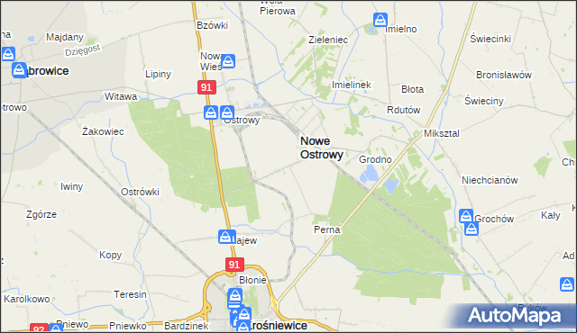 mapa Wołodrza, Wołodrza na mapie Targeo
