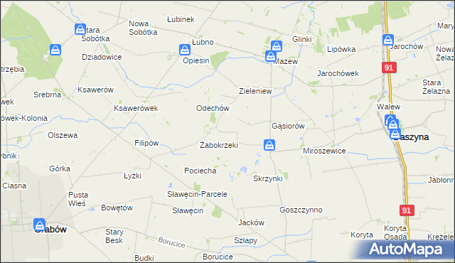 mapa Zagróbki, Zagróbki na mapie Targeo