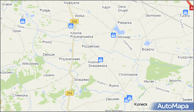 mapa Zazdromin, Zazdromin na mapie Targeo