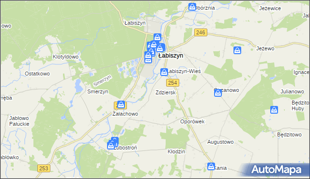 mapa Zdziersk, Zdziersk na mapie Targeo