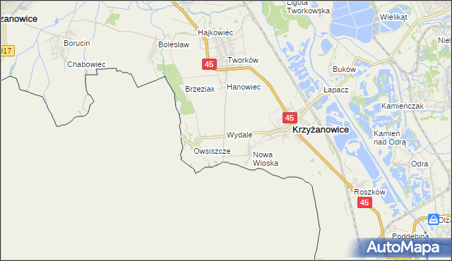 mapa Wydale, Wydale na mapie Targeo