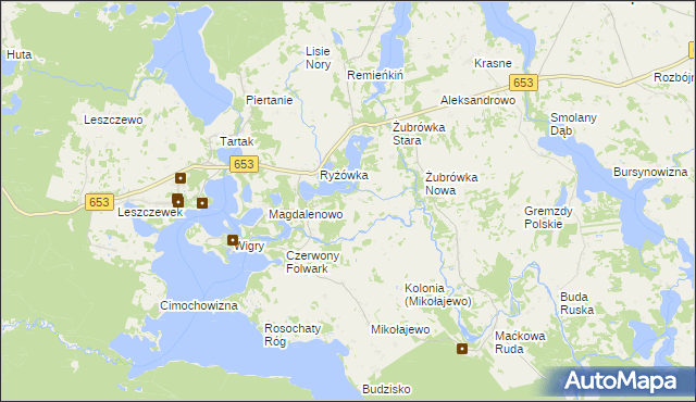 mapa Burdeniszki, Burdeniszki na mapie Targeo