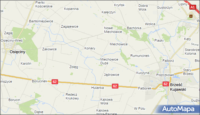 mapa Miechowice Duże, Miechowice Duże na mapie Targeo