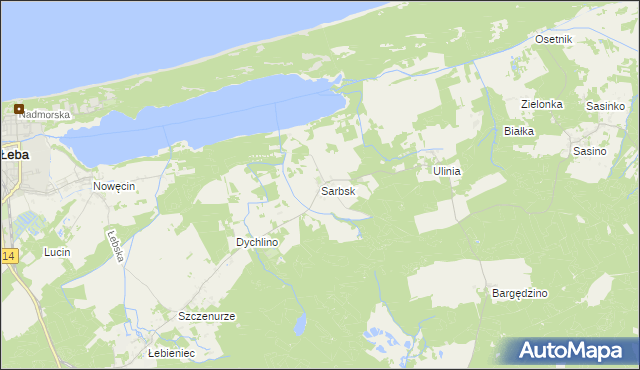 mapa Sarbsk, Sarbsk na mapie Targeo