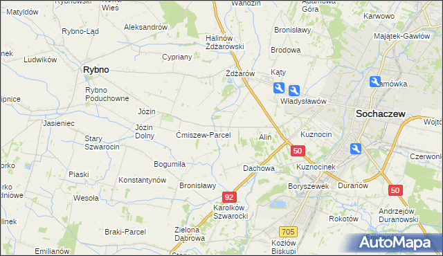 mapa Lubiejew, Lubiejew na mapie Targeo