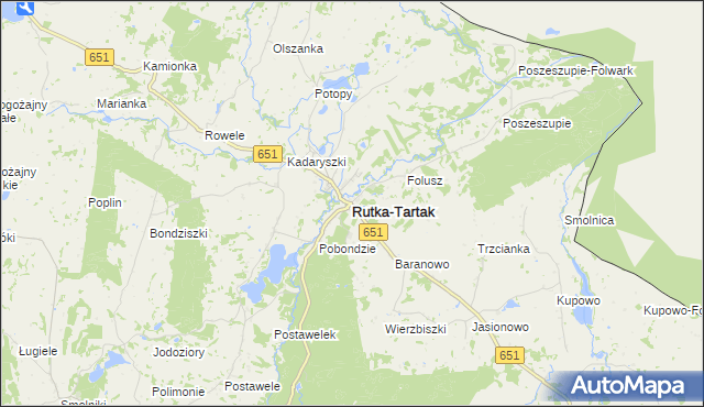 mapa Rutka-Tartak, Rutka-Tartak na mapie Targeo