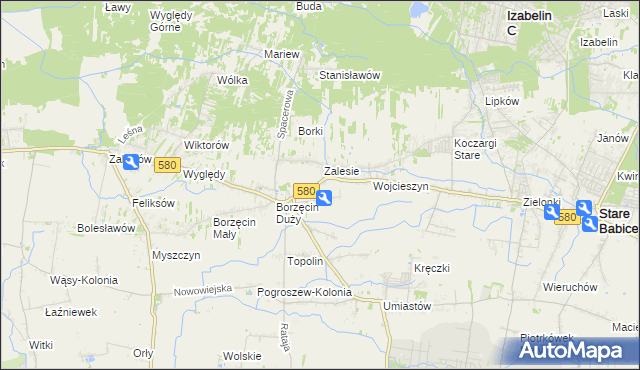 mapa Wierzbin, Wierzbin na mapie Targeo