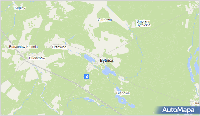 mapa Bytnica, Bytnica na mapie Targeo