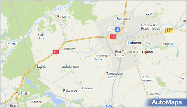 mapa Targowisko Dolne, Targowisko Dolne na mapie Targeo