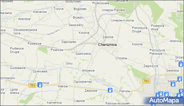mapa Ciszowice, Ciszowice na mapie Targeo