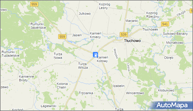 mapa Kamień Kotowy, Kamień Kotowy na mapie Targeo