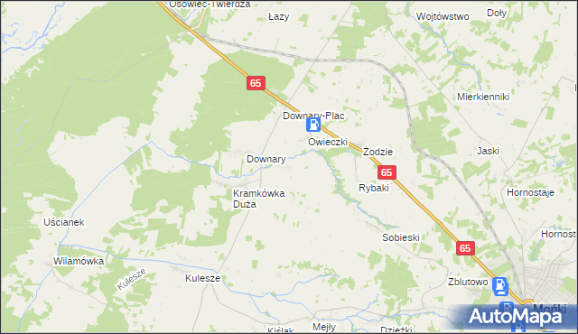 mapa Kramkówka Mała, Kramkówka Mała na mapie Targeo