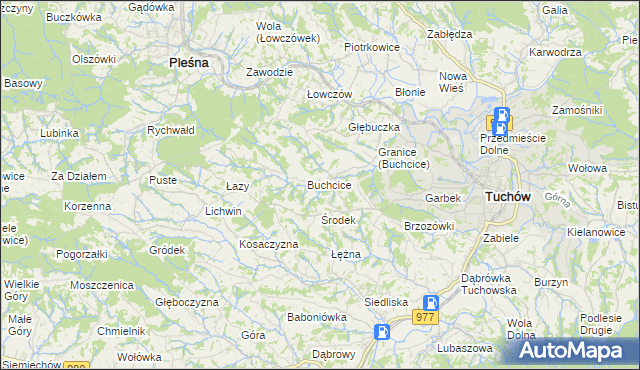 mapa Meszna Opacka, Meszna Opacka na mapie Targeo