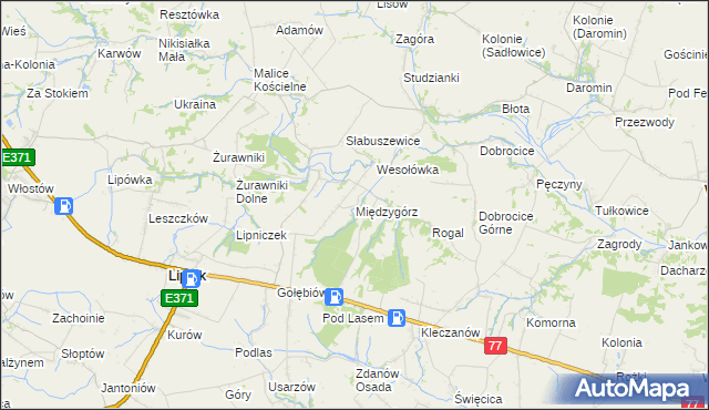 mapa Międzygórz, Międzygórz na mapie Targeo