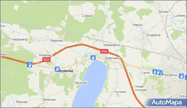 mapa Morzyczyn gmina Kobylanka, Morzyczyn gmina Kobylanka na mapie Targeo