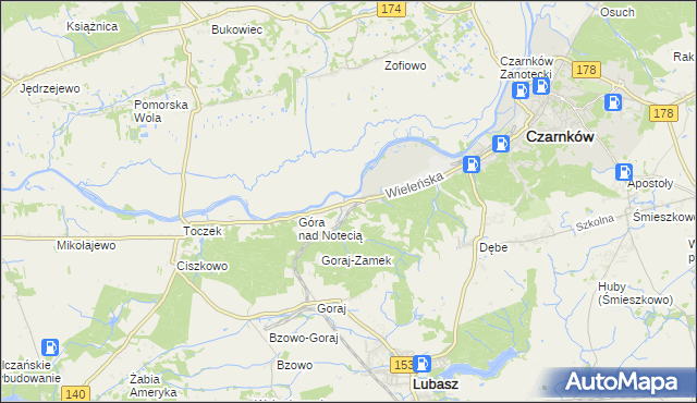 mapa Pianówka, Pianówka na mapie Targeo