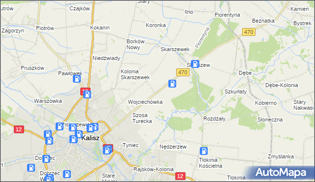 mapa Pólko gmina Żelazków, Pólko gmina Żelazków na mapie Targeo