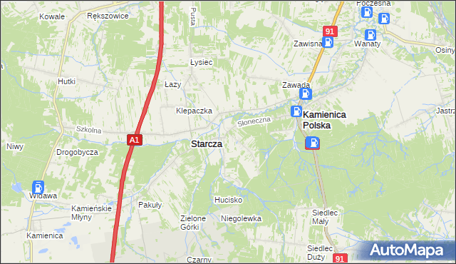 mapa Rudnik Wielki, Rudnik Wielki na mapie Targeo