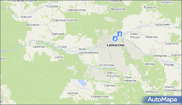 mapa Sośninka, Sośninka na mapie Targeo