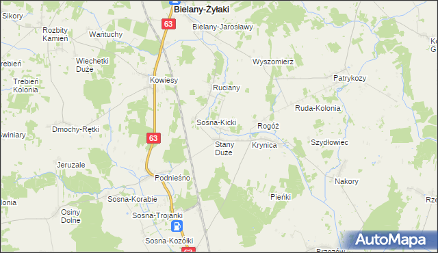 mapa Stany Małe, Stany Małe na mapie Targeo