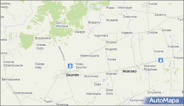 mapa Wichernik, Wichernik na mapie Targeo