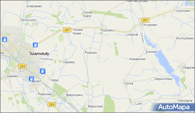 mapa Wychowaniec, Wychowaniec na mapie Targeo