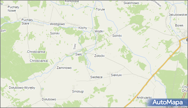 mapa Żołoćki, Żołoćki na mapie Targeo