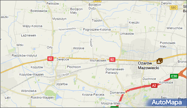 mapa Koprki, Koprki na mapie Targeo