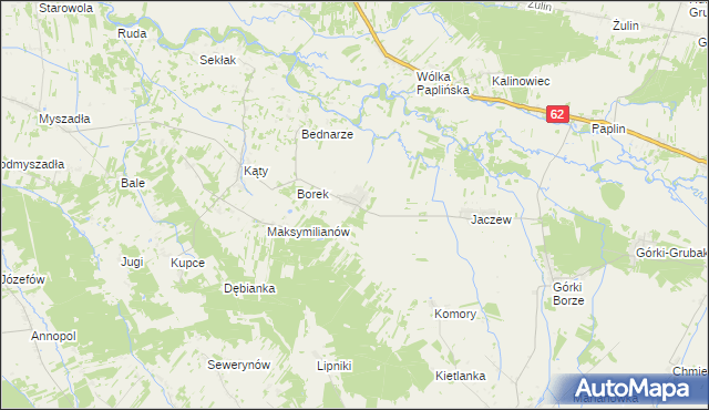 mapa Rowiska, Rowiska na mapie Targeo