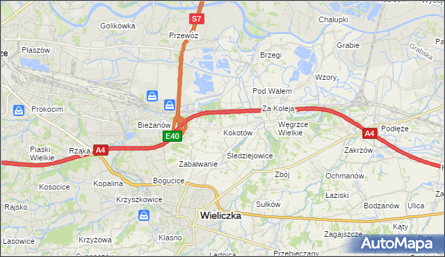 mapa Kokotów, Kokotów na mapie Targeo