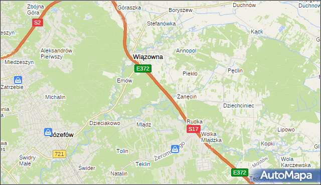 mapa Radiówek, Radiówek na mapie Targeo
